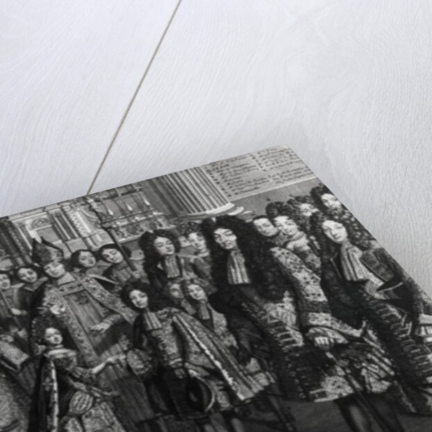 Marriage of Louis de France, duke of Bourgogne with Marie Adelaide de Savoie in the Royal Chapel of Versailles, December 1694, in the presence of the King Louis XIV by French School