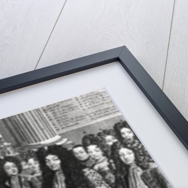 Marriage of Louis de France, duke of Bourgogne with Marie Adelaide de Savoie in the Royal Chapel of Versailles, December 1694, in the presence of the King Louis XIV by French School
