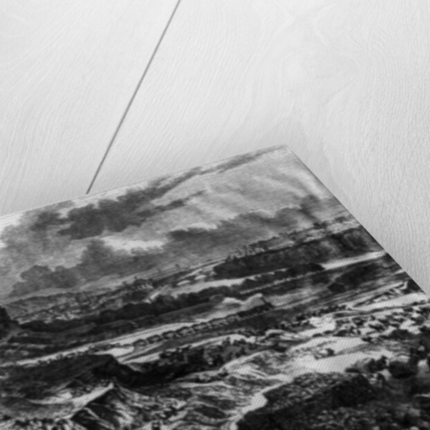 Levelling of the Chaillot Hill for the building of Roi de Rome place in 1812-13 by French School