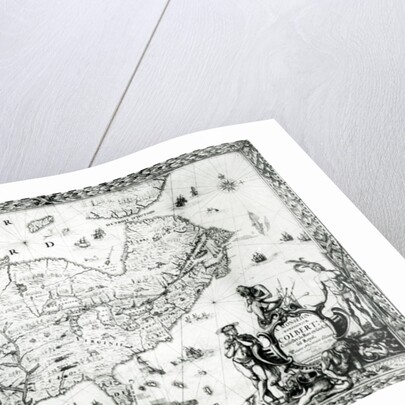 Map of New France dedicated to Colbert by Duchesneau, Intendant, 1681 by Jean Baptiste Louis Franquelin