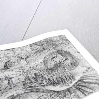 Fighting of Hurons by French School