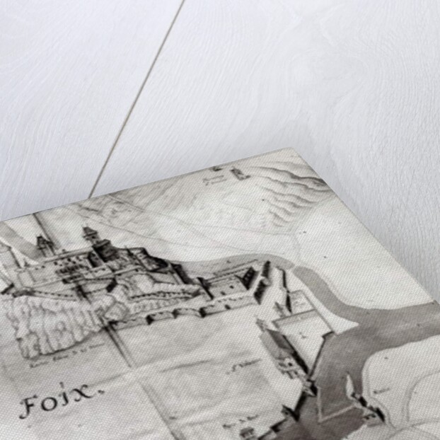 City of Foix by French School