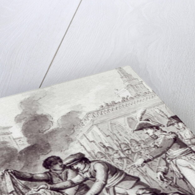 English goods burnt in Amsterdam by Charles Monnet