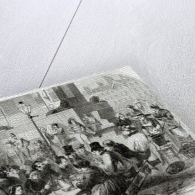 The Restaurant of wet feet, at the Marche des Innocents in Paris by Godefroy Durand