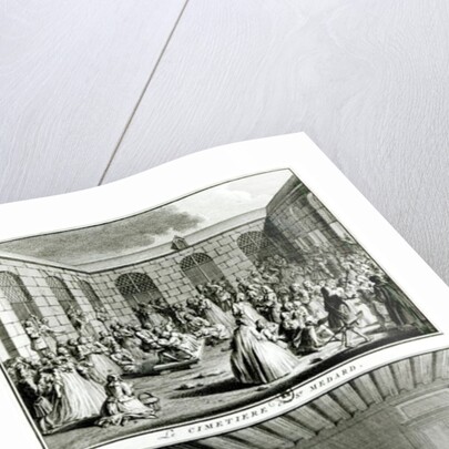 The Convulsionaries of the parish cemetery Saint-Medard in Paris by French School