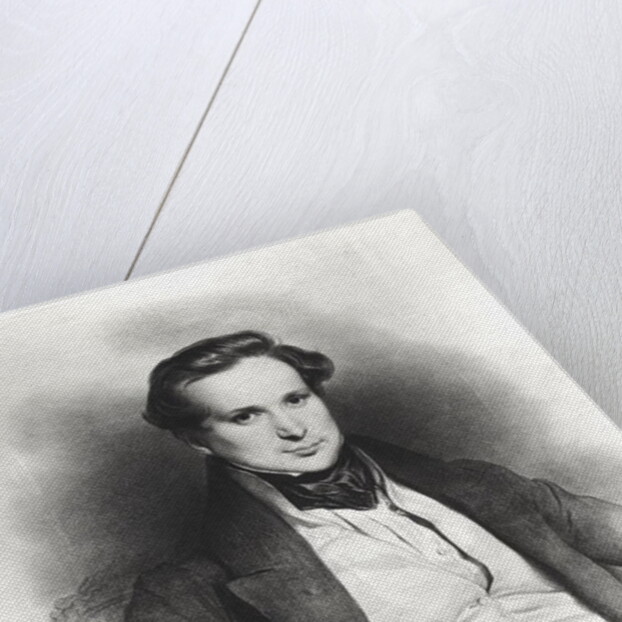 Portrait of Victor Hugo by Eugene Deveria