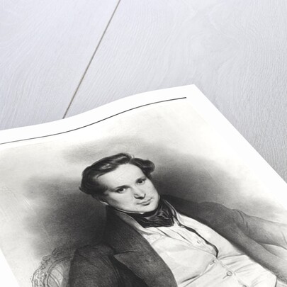 Portrait of Victor Hugo by Eugene Deveria