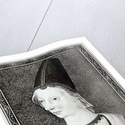 Marie d'Anjou Queen of France by Francois Roger de Gaignieres