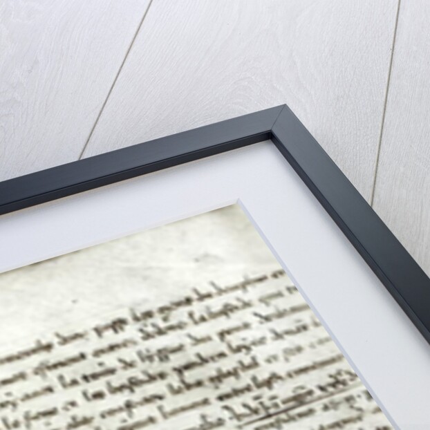 Page from 'The Register of the Council of the Parliament of Paris' depicting Joan of Arc, 10th May 1429 by French School