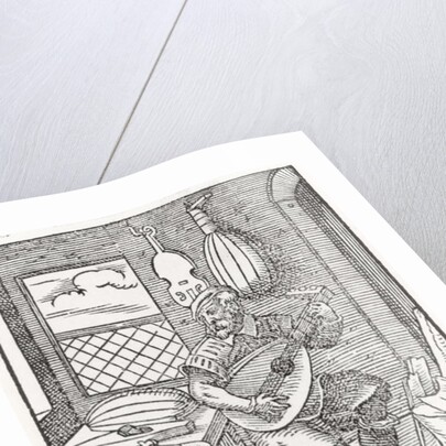 The Instrument Maker's Workshop, c.1570 by Jost Amman