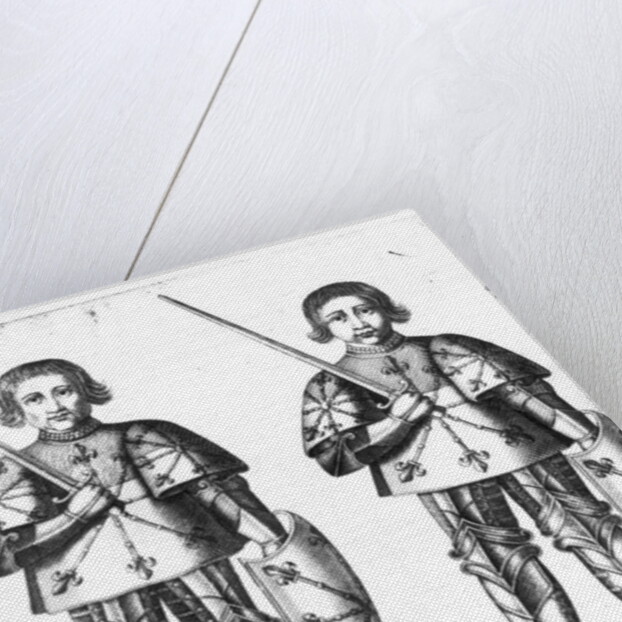 Foulques III Nerra and Geoffroy II Martel by French School