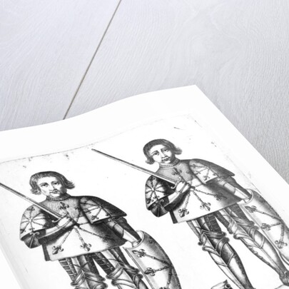 Foulques III Nerra and Geoffroy II Martel by French School