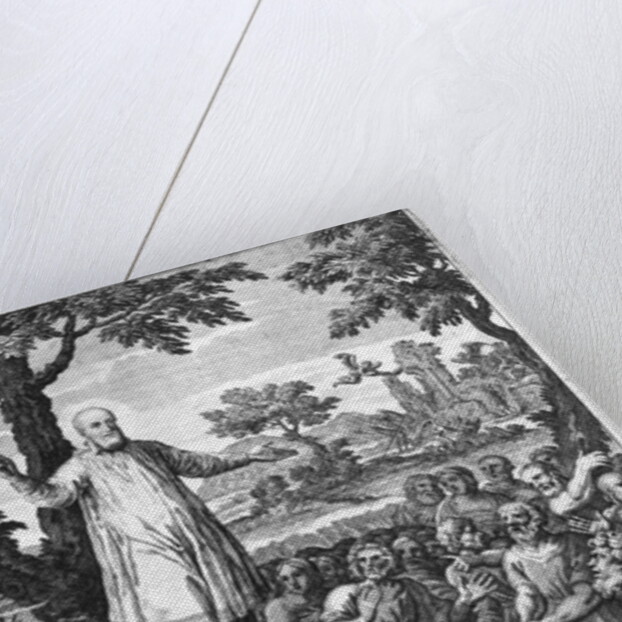 St. Francis of Sales preaching to the heretics of Chablais by French School