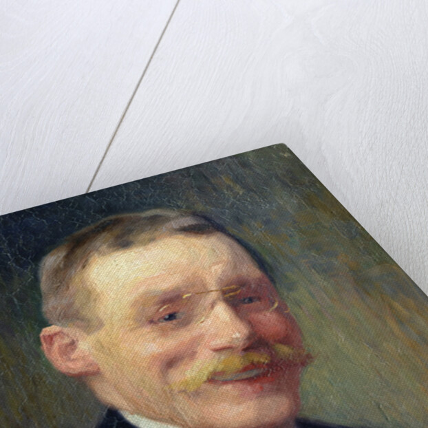 Self portrait, Smiling by Jules Ernest Renoux