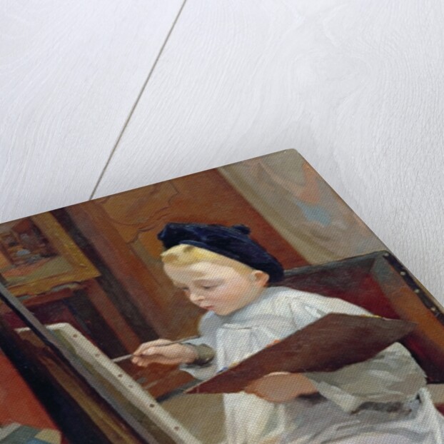 Marcel Renoux Painting by Jules Ernest Renoux