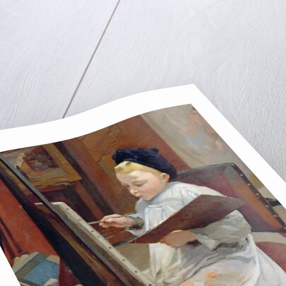 Marcel Renoux Painting by Jules Ernest Renoux