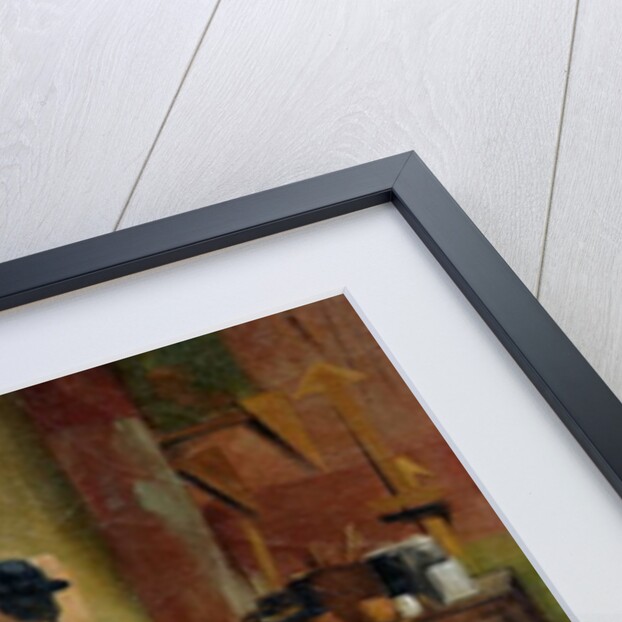 Charles Philippe Gevens, father-in-law of the artist, painting in his studio 21, avenue d'Eylau by Jules Ernest Renoux
