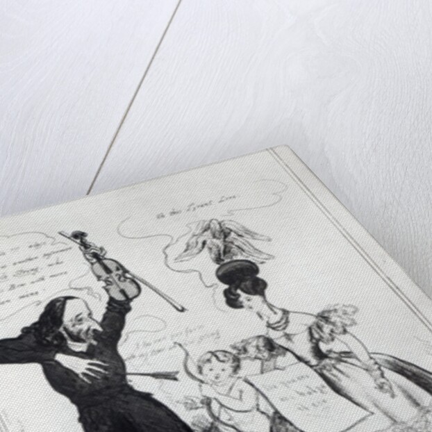 Music and Love or Two Rival Performers on one String and one Bow by English School