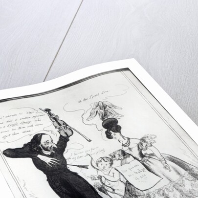 Music and Love or Two Rival Performers on one String and one Bow by English School