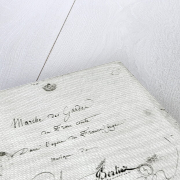 Marche des Gardes du Franc Comte from the opera 'Les Francs Juges' by Hector Berlioz 1826 by French School