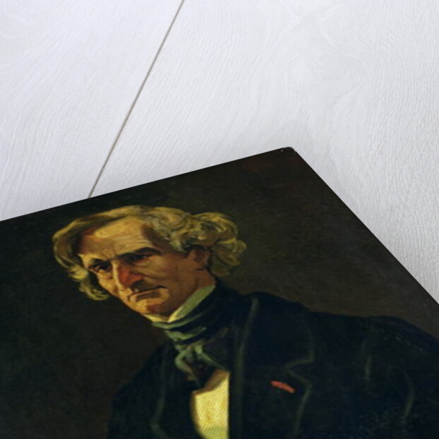 Portrait of Hector Berlioz formerly attributed to Honore Daumier by Andre Gill