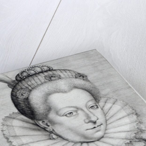 Portrait of Catherine Henriette de Balzac d'Entragues, marquise de Verneuil, 1600 by Hieronymus or Jerome Wierix