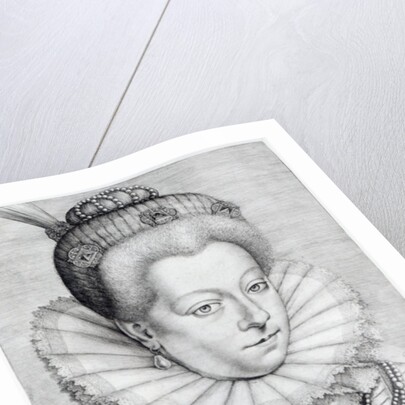 Portrait of Catherine Henriette de Balzac d'Entragues, marquise de Verneuil, 1600 by Hieronymus or Jerome Wierix