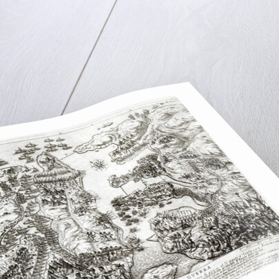 Map of the Siege of Malta in 1565 by Italian School