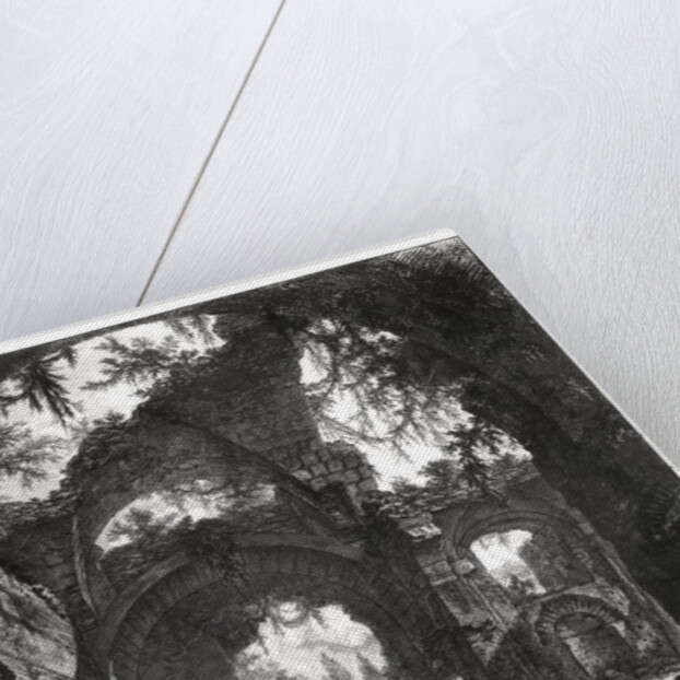 Ruins of a Sculpture Gallery at Hadrian’s Villa at Tivoli, 1770 by Giovanni Battista Piranesi