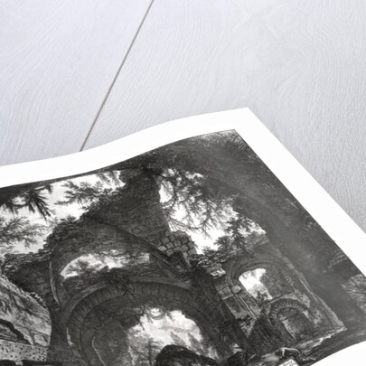 Ruins of a Sculpture Gallery at Hadrian’s Villa at Tivoli, 1770 by Giovanni Battista Piranesi