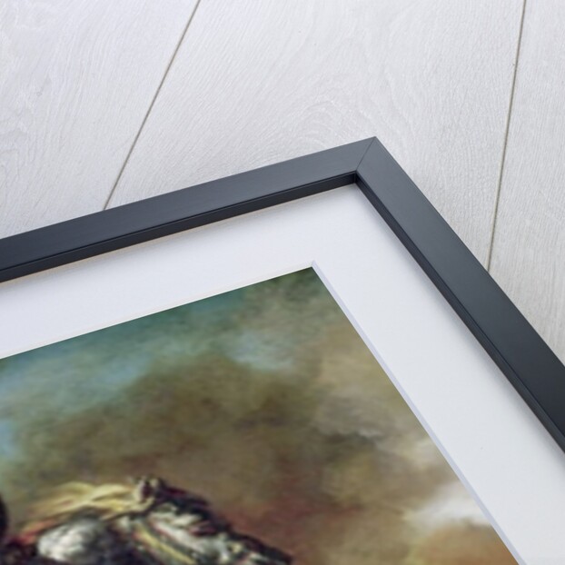 Officer of the Hussars Charging on Horseback by Theodore Gericault