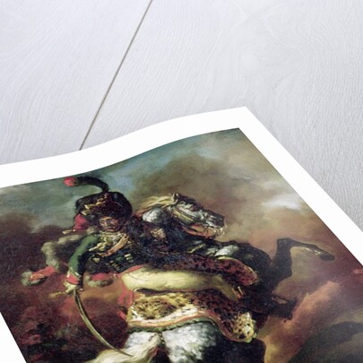 Officer of the Hussars Charging on Horseback by Theodore Gericault
