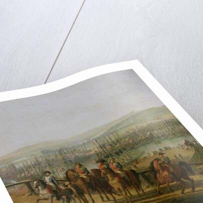 Napoleon Bonaparte Visiting the Camp at Boulogne in July 1804 by Jean-Francois Hue