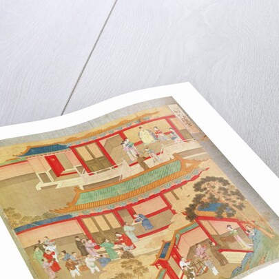 Emperor Hsuan Tsung at home by School Chinese