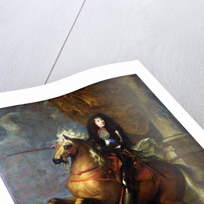 Equestrian Portrait of Louis XIV c.1668 by Charles Le Brun
