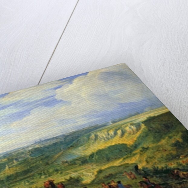 View of the city of Luxembourg from near the Mansfeld Baths, 1684 by Adam Frans van der Meulen