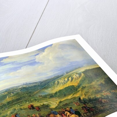 View of the city of Luxembourg from near the Mansfeld Baths, 1684 by Adam Frans van der Meulen