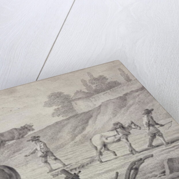 Ploughing the Fields by Jean-Baptiste Huet