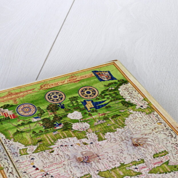 Fol.47v Map of Peru by Guillaume Le Testu