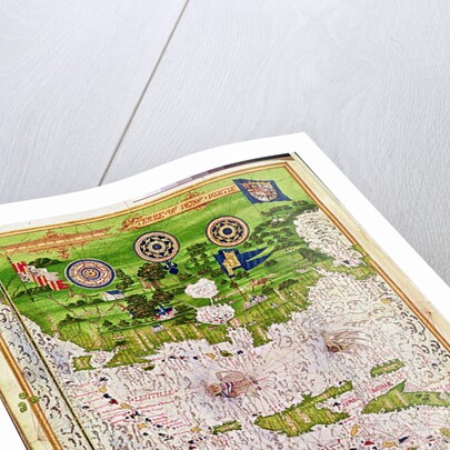 Fol.47v Map of Peru by Guillaume Le Testu