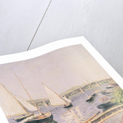 Sailing boats at Argenteuil, c.1888 by Gustave Caillebotte