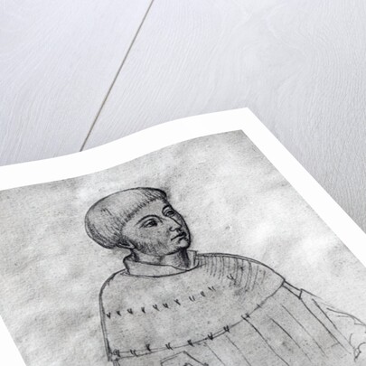 Ms 266 f.3 Portrait of Louis XI from the 'Recueil d'Arras' by Flemish School