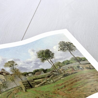 Landscape, Louveciennes, c.1872 by Camille Pissarro