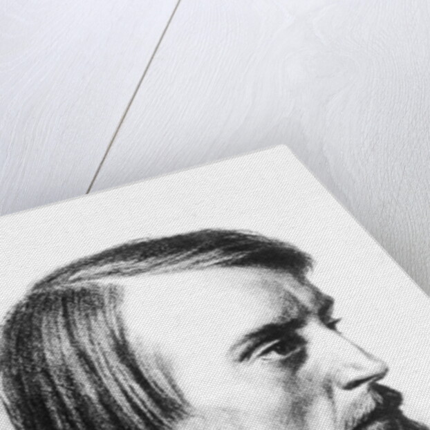 Portrait of Vissarion Grigorievich Belinsky 1843 by Kyrill Antonovitch Gorbunov