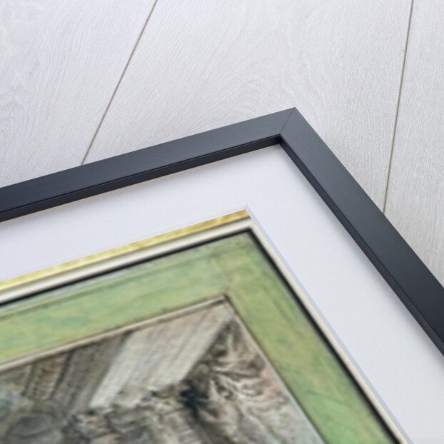 The Crowning of Voltaire at the Theatre Francais by Gabriel de Saint-Aubin