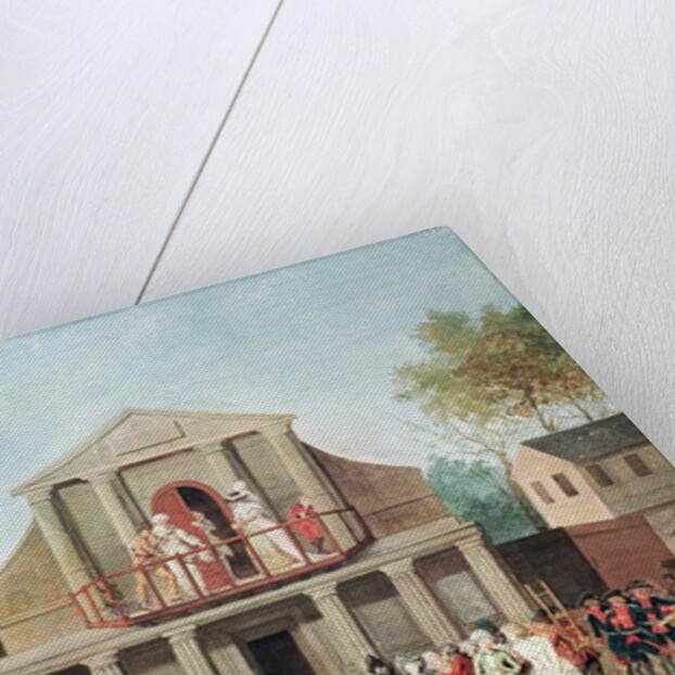 Theatrical Performance at the Saint-Laurent Fair, 1786 by French School