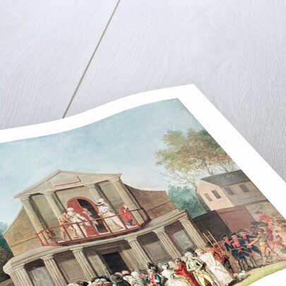 Theatrical Performance at the Saint-Laurent Fair, 1786 by French School