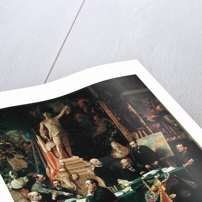 The Colonial Delegates and Jules Ferry 1892 by Felix Elie Regamey