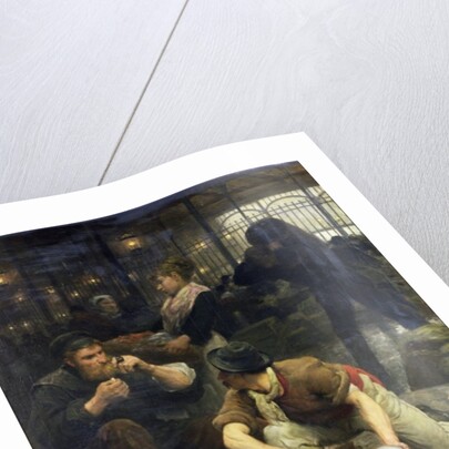 The Fish Market in the Morning by Victor Gabriel Gilbert