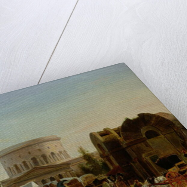 The Barrier at La Villette by Bernard Edouard Swebach